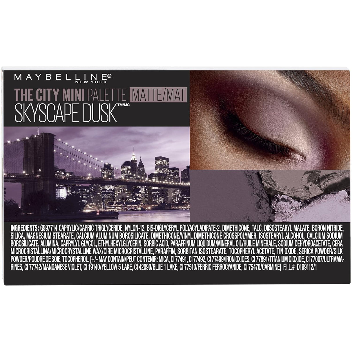 MAYBELLINE New York The City Mini Eyeshadow Palette, 520 Skyscape Dusk, 0.14 oz-041554552508-LR-322605-4-LR eShop