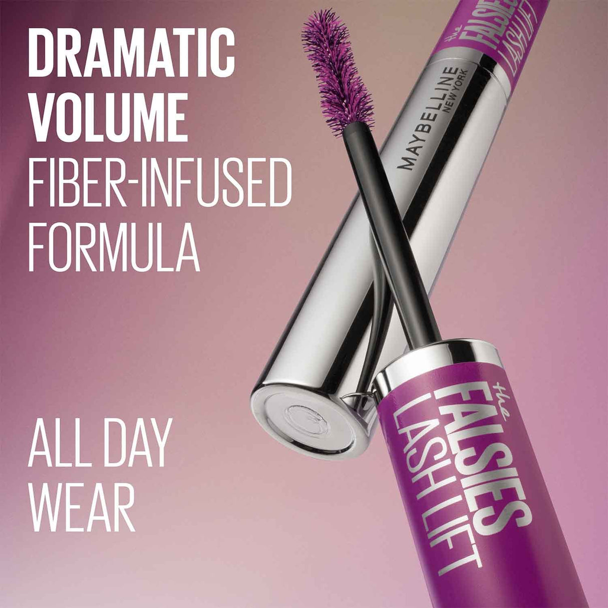 MAYBELLINE New York The Falsies Lash Lift Washable Mascara Eye Makeup, 195 Ultra Black, 0.32 oz-041554590364-LR-337500-7-LR eShop
