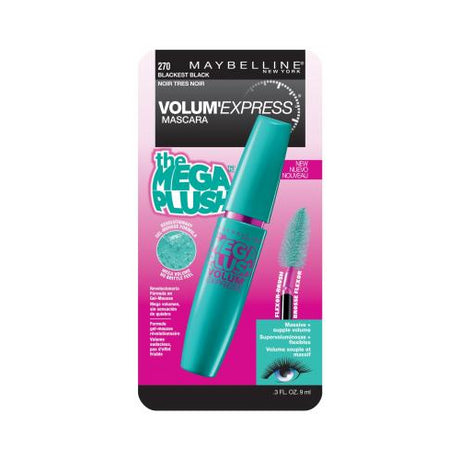 Maybelline Volum' Express The Mega Plush Washable Mascara 270 Blackest Black-041554281446-LR-233910-1-LR eShop