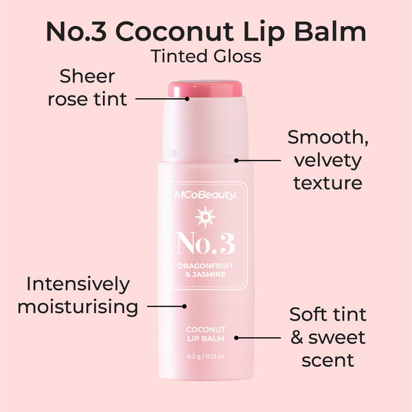 MCoBeauty Coconut Lip Balm No. 3 - Dragonfruit And Jasmine-9331880036195-LR-357441-5-LR eShop