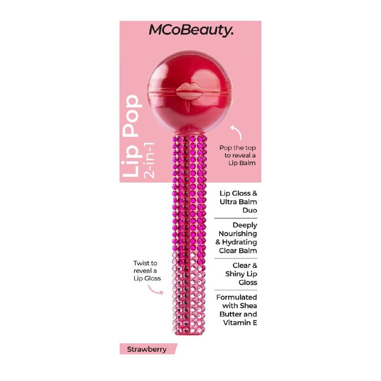 MCoBeauty Lip Pop 2-In-1 Lip Gloss & Ultra Balm - Strawberry-9331880029494-LR-355805-1-LR eShop