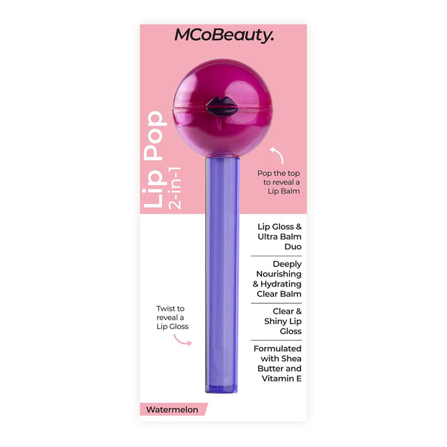 MCoBeauty Lip Pop 2-in-1 Lip Gloss & Ultra Balm - Watermelon-9331880029517-LR-355807-1-LR eShop