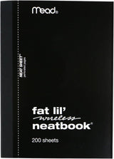 Mead Fat Lil' Wireless Neatbook, College Ruled - Assorted Colors-043100571902-LR-08779-2-LR eShop