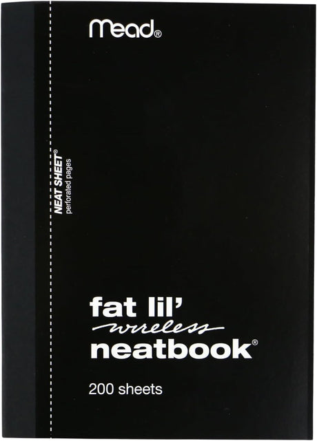 Mead Fat Lil' Wireless Neatbook, College Ruled - Assorted Colors-043100571902-LR-08779-2-LR eShop