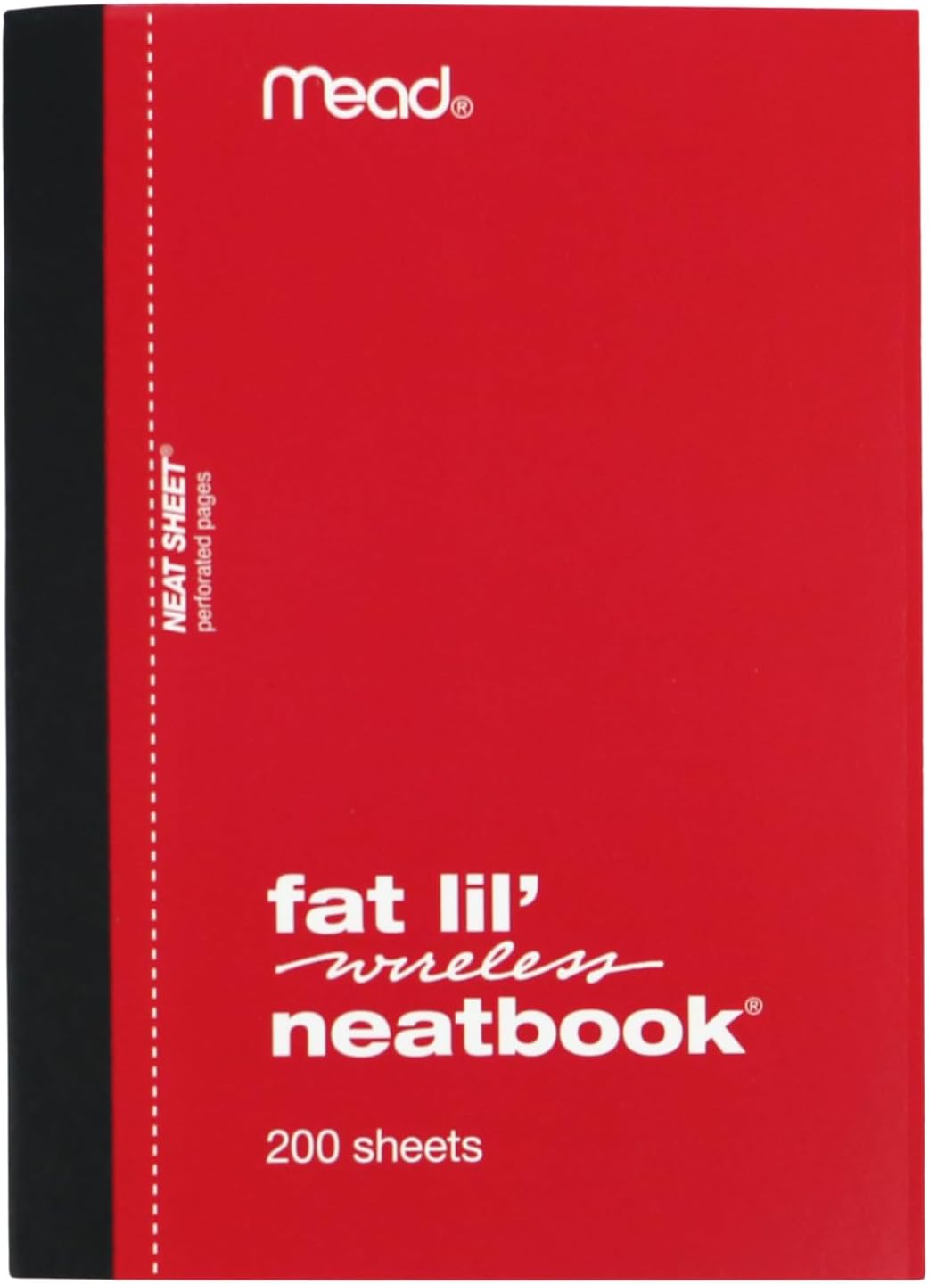 Mead Fat Lil' Wireless Neatbook, College Ruled - Assorted Colors-043100571902-LR-08779-3-LR eShop