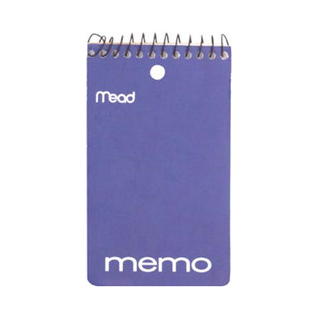 Mead Top WireBound College Ruled 3" x 5" Memo Book - Assorted colors, 60 pages-043100453543-LR-26104-1-LR eShop
