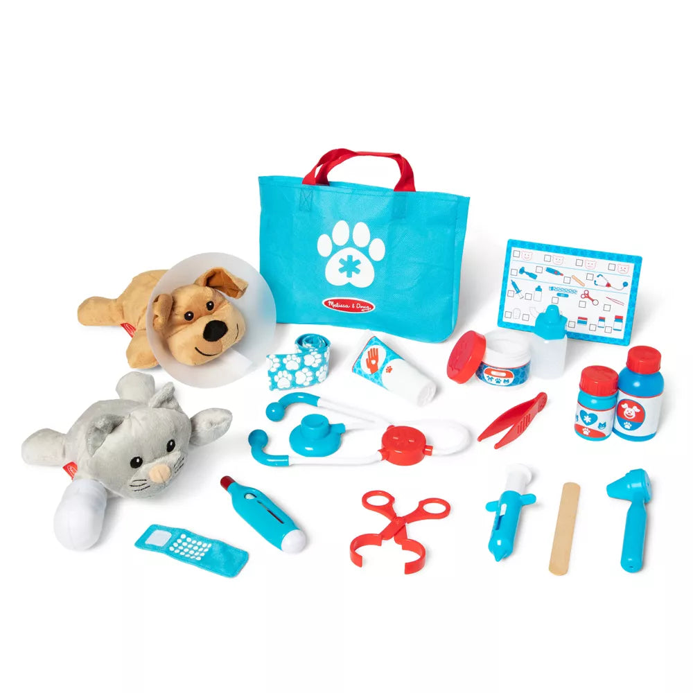 Melissa & Doug Examine and Treat Pet Vet Play Set, 24 count-000772085205-LR-330702-2-LR eShop