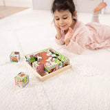 Melissa & Doug Farm Wooden Cube Puzzle With Storage Tray - 6 Puzzles in 1-000772007757-LR-352453-5-LR eShop