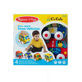 Melissa & Doug K's Kids' Soft Baby Pull-Back Vehicle Set with 4 Cars and Trucks-000772091688-LR-355314-1-LR eShop