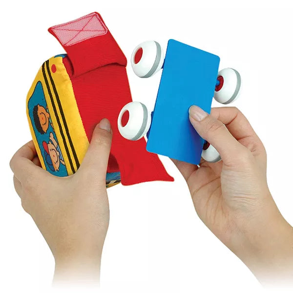 Melissa & Doug K's Kids' Soft Baby Pull-Back Vehicle Set with 4 Cars and Trucks-000772091688-LR-355314-3-LR eShop