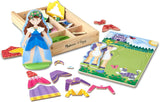 Melissa & Doug Princess & Horse Magnetic Dress-Up Wooden Play Set, 37 count-000772303217-LR-348457-2-LR eShop