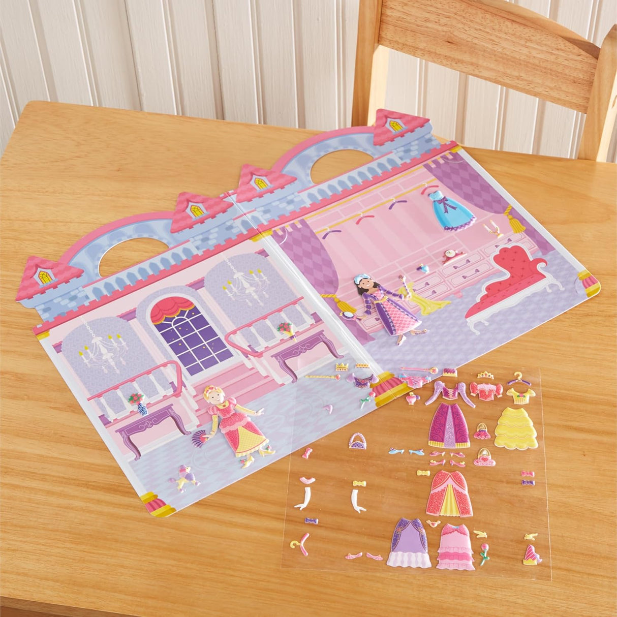 Melissa & Doug Puffy Sticker Play Set - Princess-000772091008-LR-352747-10-LR eShop