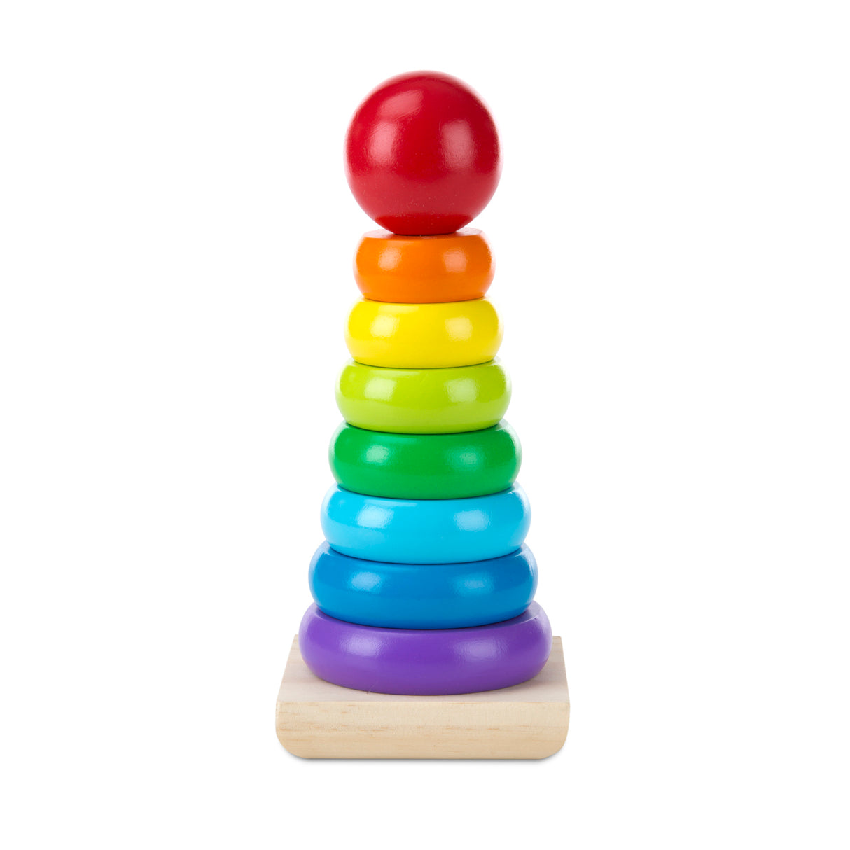 Melissa & Doug Rainbow Stacker Wooden Ring Educational Toy-000772005760-LR-330694-9-LR eShop