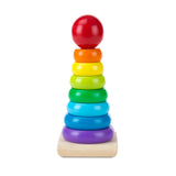 Melissa & Doug Rainbow Stacker Wooden Ring Educational Toy-000772005760-LR-330694-9-LR eShop