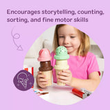 Melissa & Doug Scoop and Stack Ice Cream Cone Magnetic Play Set-000772040877-LR-355312-5-LR eShop