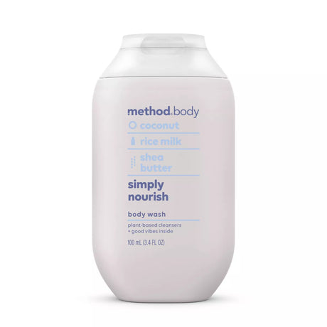 Method Simply Nourish Body Wash - Trial Size, 3.4 oz-817939018651-LR-358650-1-LR eShop