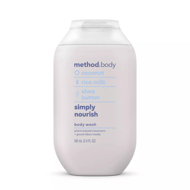 Method Simply Nourish Body Wash - Trial Size, 3.4 oz-817939018651-LR-358650-1-LR eShop
