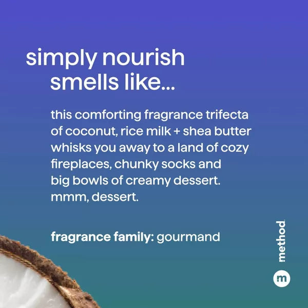 Method Simply Nourish Moisturizing Shampoo - Sulfate & Silicone Free - Travel Size, 3.4 oz-843536108174-LR-358651-3-LR eShop