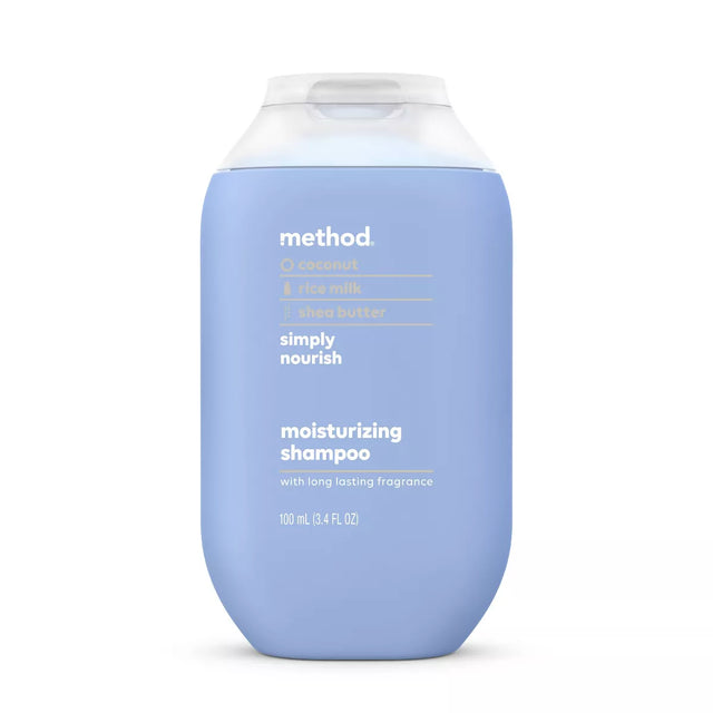 Method Simply Nourish Moisturizing Shampoo - Sulfate & Silicone Free - Travel Size, 3.4 oz-843536108174-LR-358651-1-LR eShop