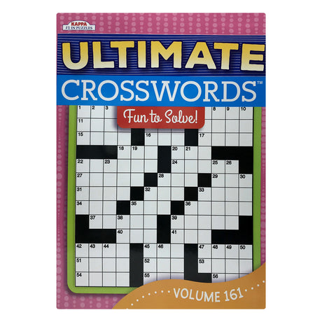 CROSSWORD BOOK ADULT 80PG