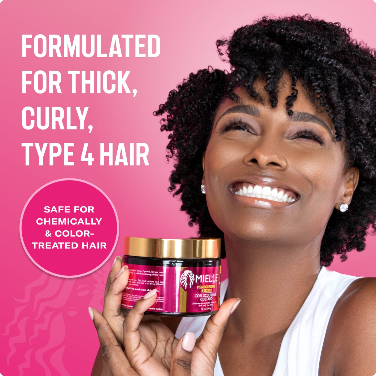 MIELLE Pomegranate & Honey Coil Sculpting Custard, 12 oz-854102006367-LR-355179-3-LR eShop