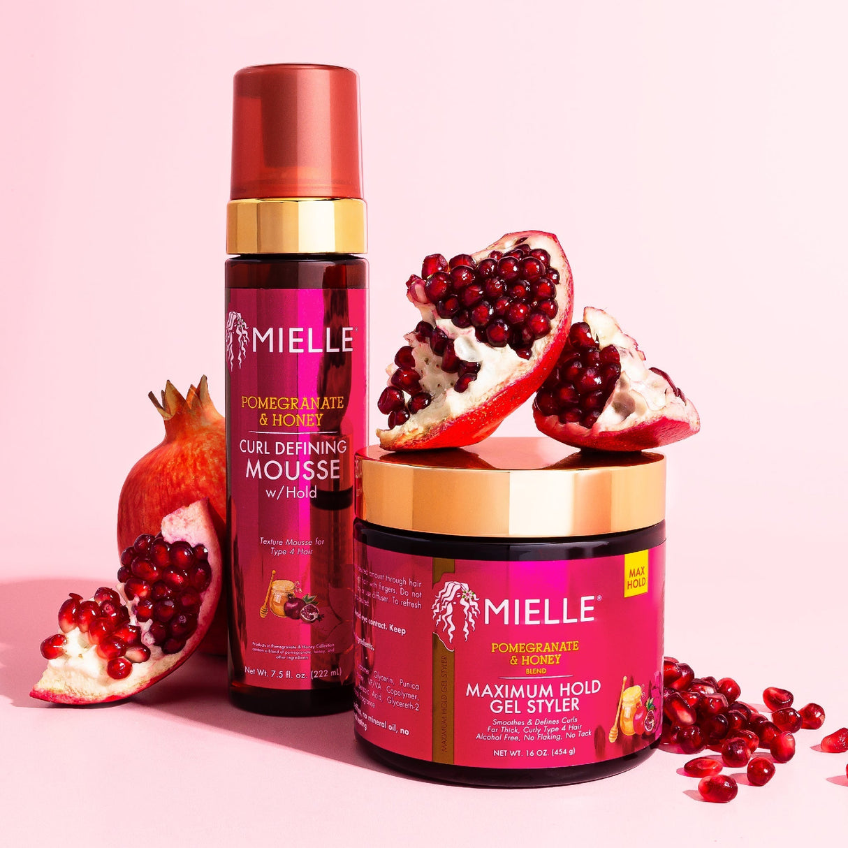 MIELLE Pomegranate & Honey Curl Defining Mousse with Hold, 7.5 oz-850001265300-LR-355147-4-LR eShop