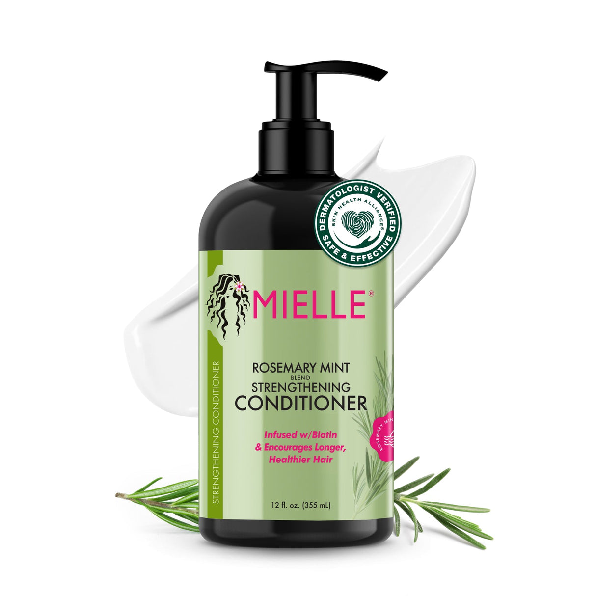 MIELLE Rosemary Mint Strengthening Conditioner, 12 oz-850035582251-LR-355161-1-LR eShop