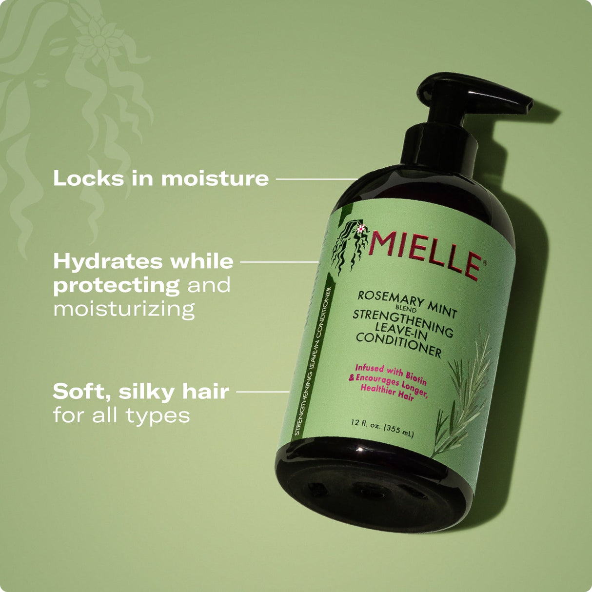 MIELLE Rosemary Mint Strengthening Leave-In Conditioner, 12 oz-850001265867-LR-355148-6-LR eShop
