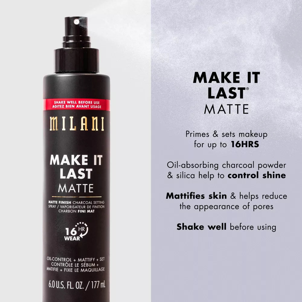 Milani Make It Last Matte Finish Charcoal Setting Spray, 6 oz-717489002820-LR-360105-3-LR eShop