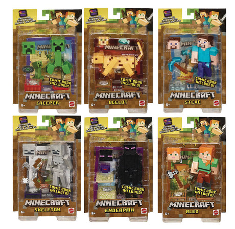 Minecraft - Comic Maker 3.25" Action Figure - Assorted-887961725049-LR-332507-2-LR eShop