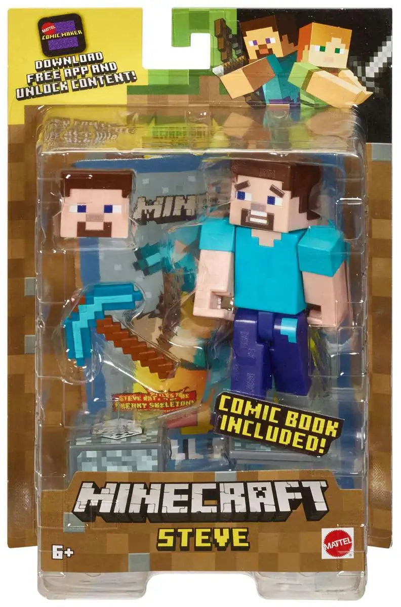 Minecraft - Comic Maker 3.25" Action Figure - Assorted-887961725049-LR-332507-3-LR eShop