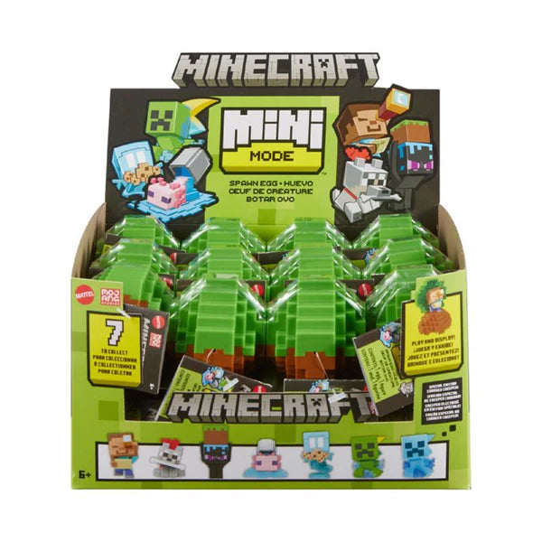Minecraft Mini Mode Spawn Egg Action Figures, Assorted-194735238088-LR-357580-1-LR eShop