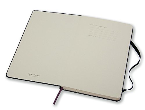 Moleskine Classic Notebook, Hard Cover, Large, 5 X 8.25, College Ruled, 96 Sheets, Black-978888370112-LR-350042-4-LR eShop