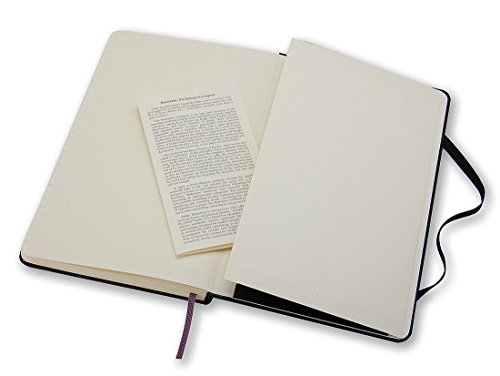 Moleskine Classic Notebook, Hard Cover, Large, 5 X 8.25, College Ruled, 96 Sheets, Black-978888370112-LR-350042-5-LR eShop