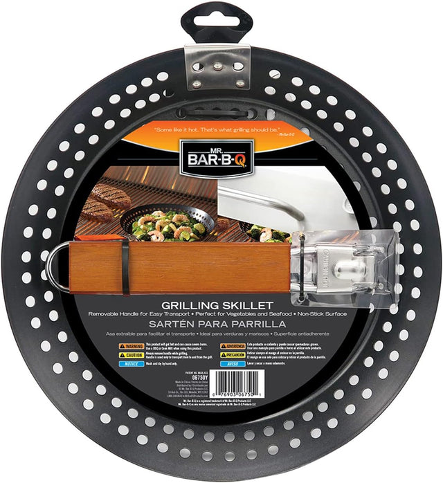 Mr. Bar-B-Q 12" Non-Stick Grilling Skillet With Removable Handle-076903067501-LR-354288-1-LR eShop
