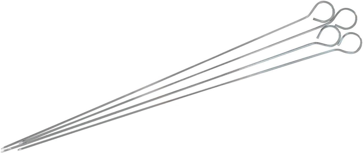 Mr. Bar-B-Q 15 Inch Chrome BBQ Skewers, 4-Piece-076903020025-LR-354464-2-LR eShop