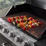 Mr. Bar-B-Q 15 Inch Chrome BBQ Skewers, 4-Piece-076903020025-LR-354464-3-LR eShop