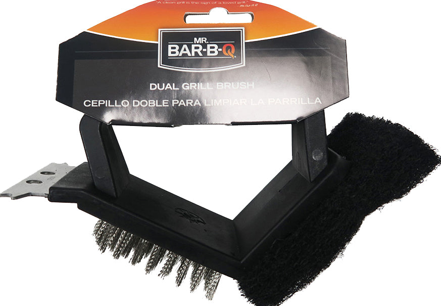 Mr. Bar-B-Q Dual Head Grill Brush Scrub Pad and Scraper-076903603198-LR-354304-1-LR eShop