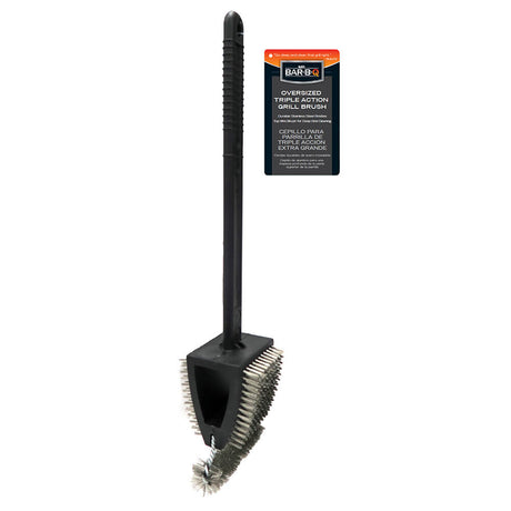 Mr. Bar-B-Q Oversized Triple Action Dual Grill Brush - Black-076903064159-LR-360593-1-LR eShop