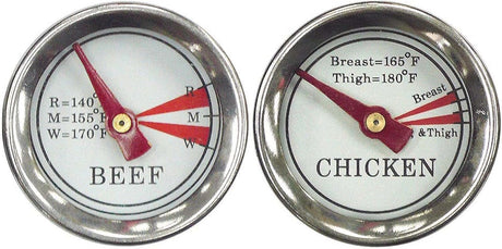 Mr. Bar-B-Q Stainless Steel Meat Grilling Thermometers, 2 Pack-076903401466-LR-354477-2-LR eShop