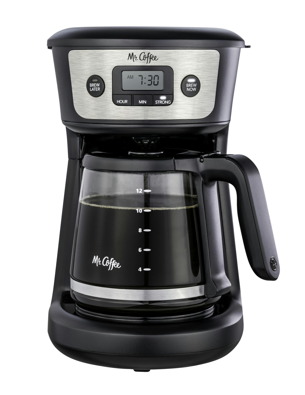 Mr. Coffee 12-Cup Programmable Coffeemaker with Strong Brew Selector- Black-053891147576-LR-344086-2-LR eShop
