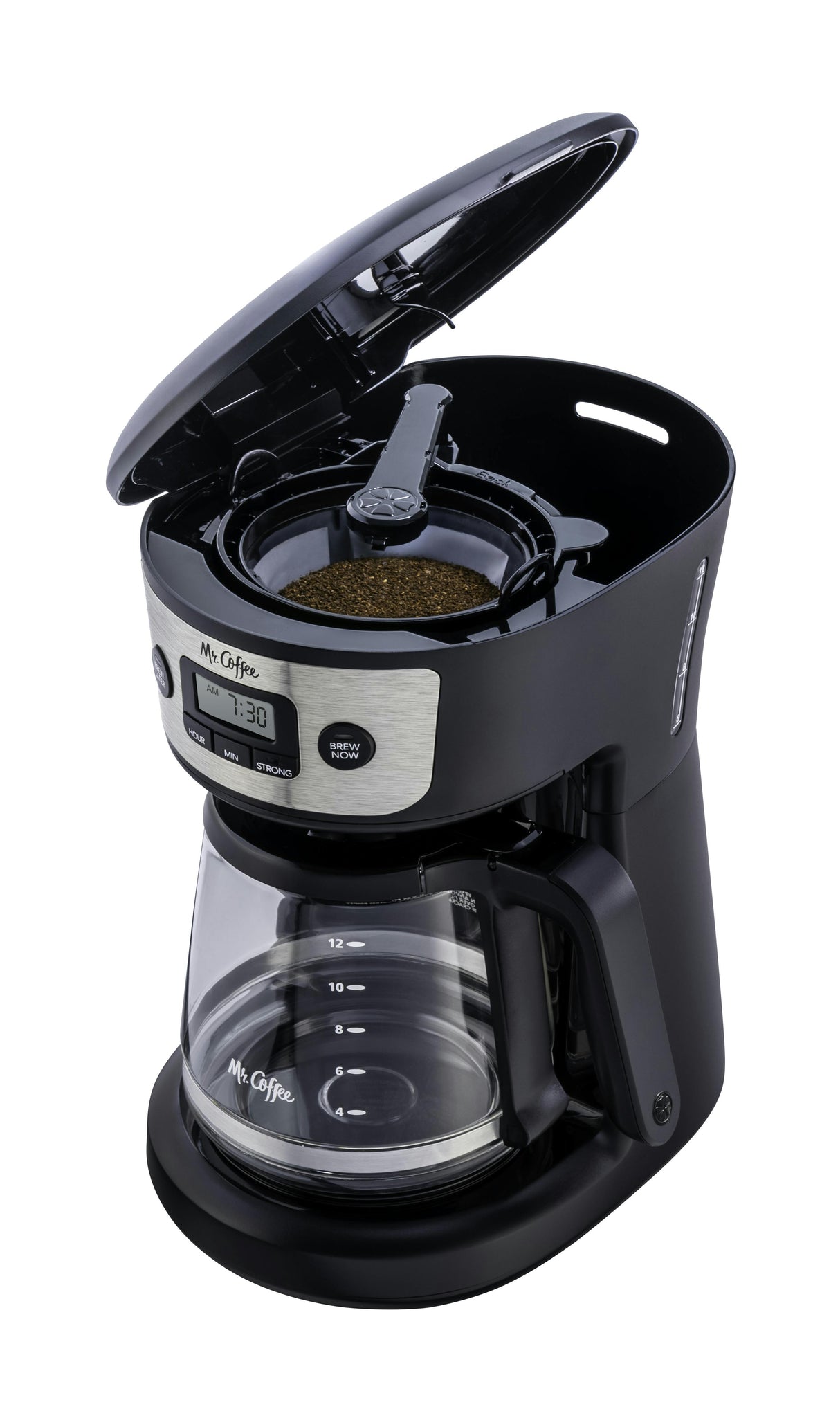 Mr. Coffee 12-Cup Programmable Coffeemaker with Strong Brew Selector- Black-053891147576-LR-344086-4-LR eShop