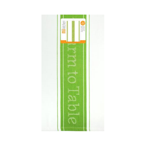 MUkitchen 100% Cotton Jacquard Woven Towel - Farm To Table, 20"x30"-813278021543-LR-315893-1-LR eShop
