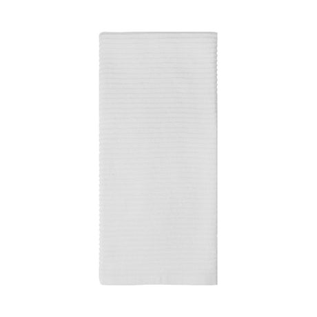 MUkitchen 100% Cotton Ridged Solid Towel - White, 18"x28"-811700018604-LR-319047-1-LR eShop