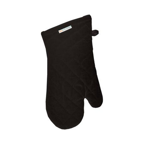 MUkitchen 100% Cotton Terry-Lined 13"x7" Oven Mitt - Onyx-811700013050-LR-307729-1-LR eShop