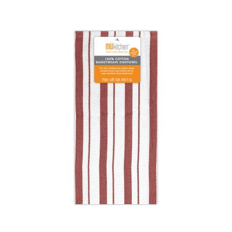 MÜkitchen Basket Weave Towel - 20 x 30", Brick-810042573017-LR-342272-1-LR eShop