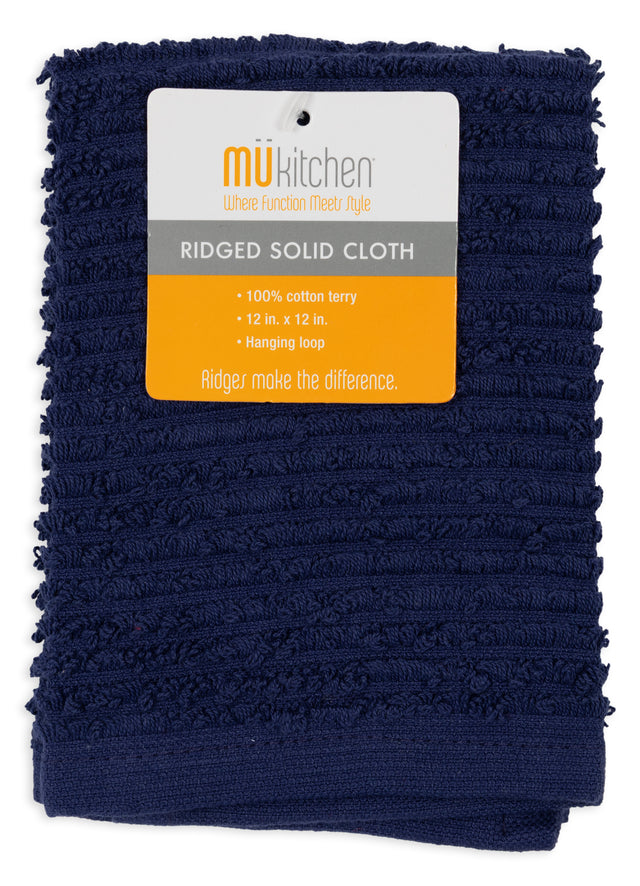 MÜkitchen Cotton Ridged Dish Cloth - Ink Blue-813278027880-LR-351102-1-LR eShop