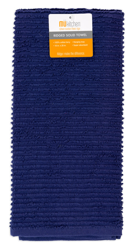 MÜkitchen Cotton Ridged Dishtowel - Ink Blue-813278027897-LR-351104-1-LR eShop