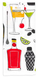 MÜkitchen Designer Print 100% Cotton Towel - Cocktails, 20"x30"-810042570252-LR-338389-1-LR eShop