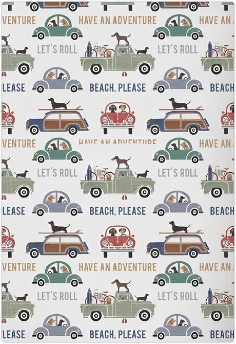 MUkitchen Designer Print Cotton Tea Towel - Beach Bums-810042570207-LR-350811-1-LR eShop